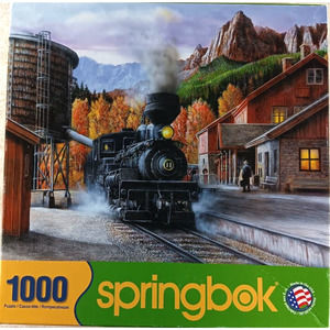 Mountain Express 1000 Piece Jigsaw Puzzle Made in the USA by Springbok